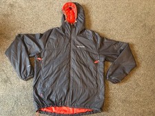 Montane Jacket Mens XXL Blue Pertex Microlight Primaloft Hooded Insulated