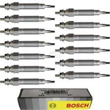 13x BOSCH Glühkerzen für KIA Sorento I JC 2.5 CRDi Hyundai H-1 Travel TQ