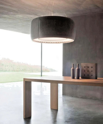 ''LucePlan Model D79/120C'' Silenzio Pendant Lamp w/ Model D79R/10 LED inner bulb