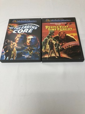 Midnite Movies Lot of 2 DVDs-At the Earth's Core & The People that Time Forgot