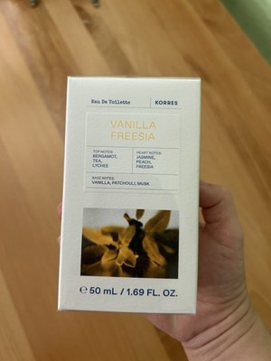 Korres Vanilla Freesia Eau de Toilette Unisex 1.69oz (50ml)