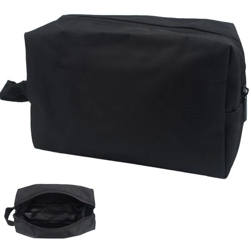 Gzdaoxia Black Polyester Wash Bag