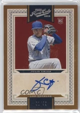 2016 Panini Prime Cuts Base VI Auto /99 Julio Urias #165 Rookie Auto RC