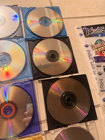 sega saturn game lot With Manuals. Not Tested But No Visible Damage To Discs