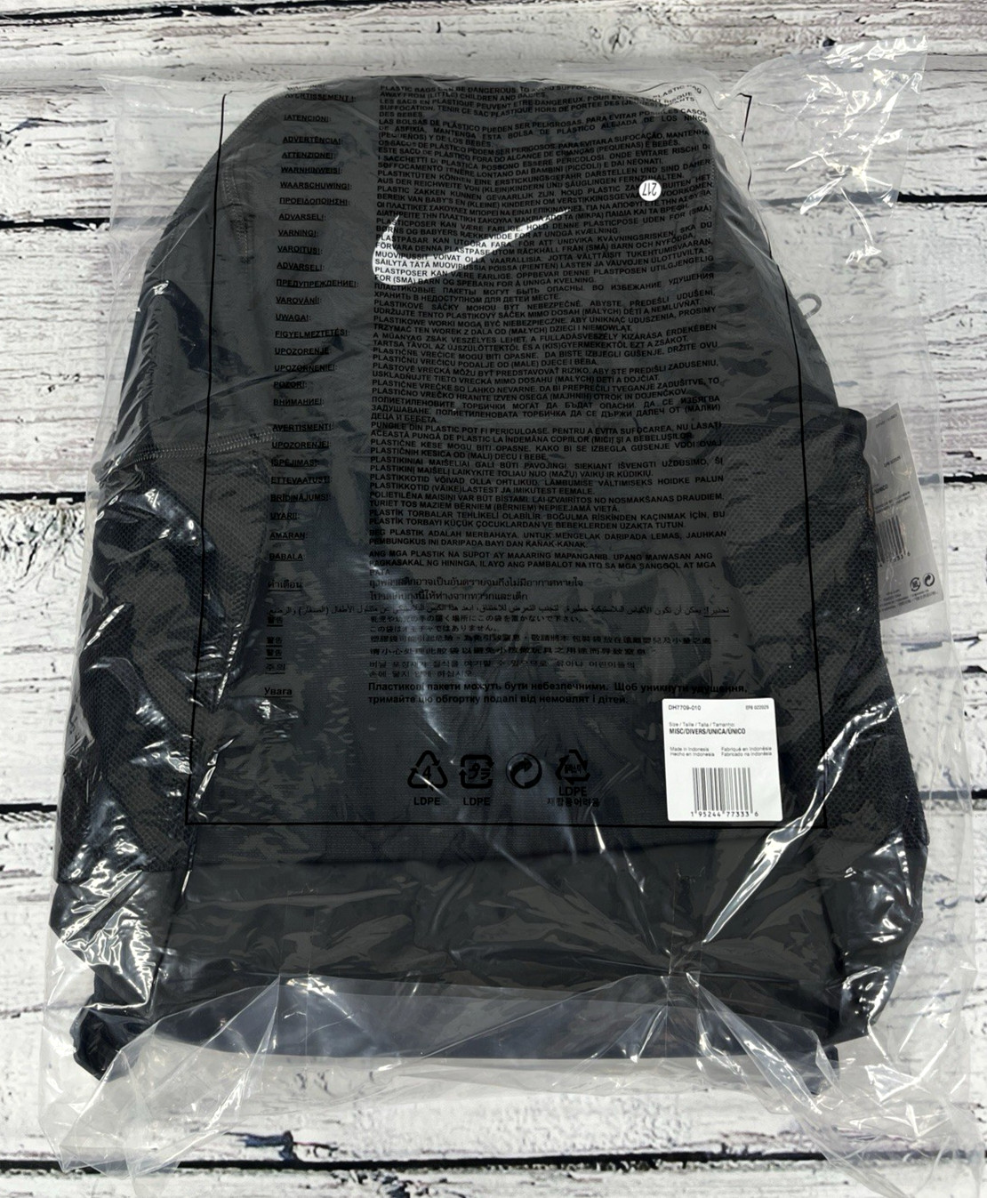 Nike Brasilia 9.5 Training Travel School Backpack 24L Medium Black DH7709-010