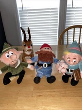 VINTAGE COLLECTION OF STUFFINS, HERBIE THE ELF & CVS 50th ANNIV. RUDOLPH PLUSH