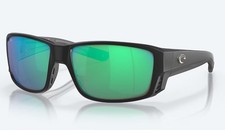 NEW Costa Del Mar Tuna Alley PRO Matte Black / Green Mirror Polarized Glass 580G