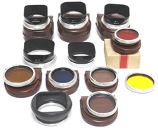 Vintage lot collection of Rollei Rolleiflex accessories mixed NOTTESTED