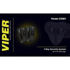 Viper 3108V 1-Way Car Security System   LCD, 4-Button Key Fob, 1/4 Mile Range