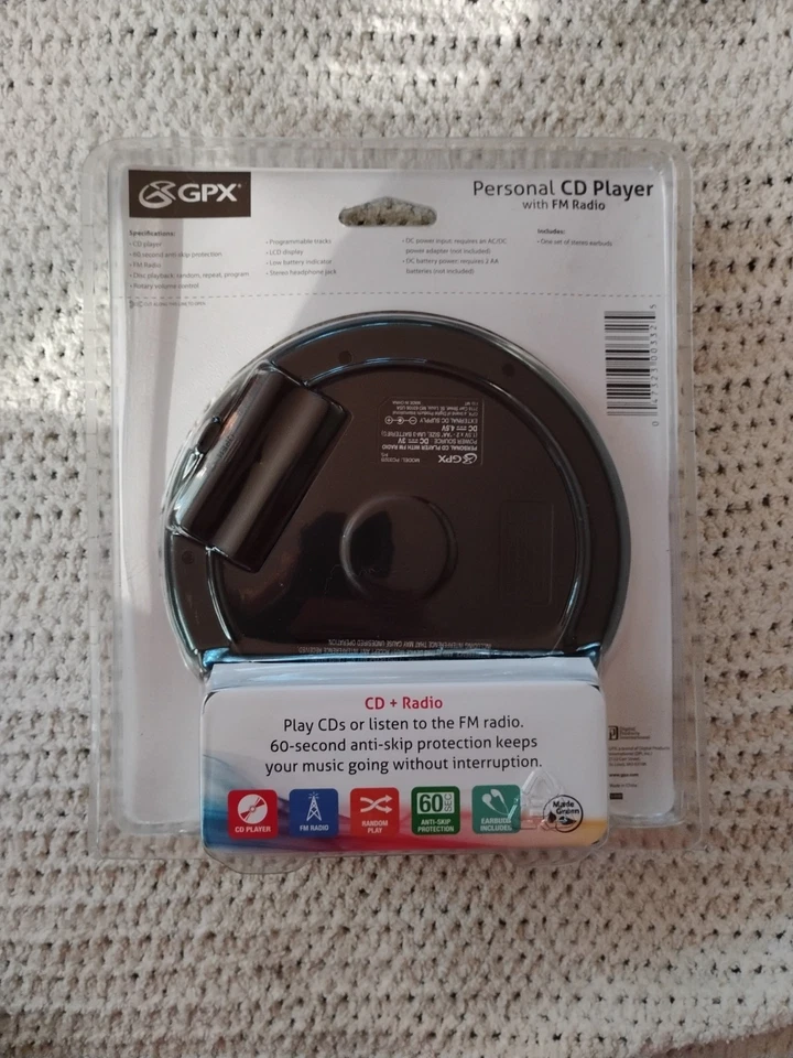 GPX PC332B Portable Personal CD Player - Image 2 of 4