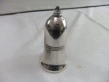 Vintage Pinder Bros., Sheffield, Art Deco Silver Plated EPNS Pepper Pot 8 cm
