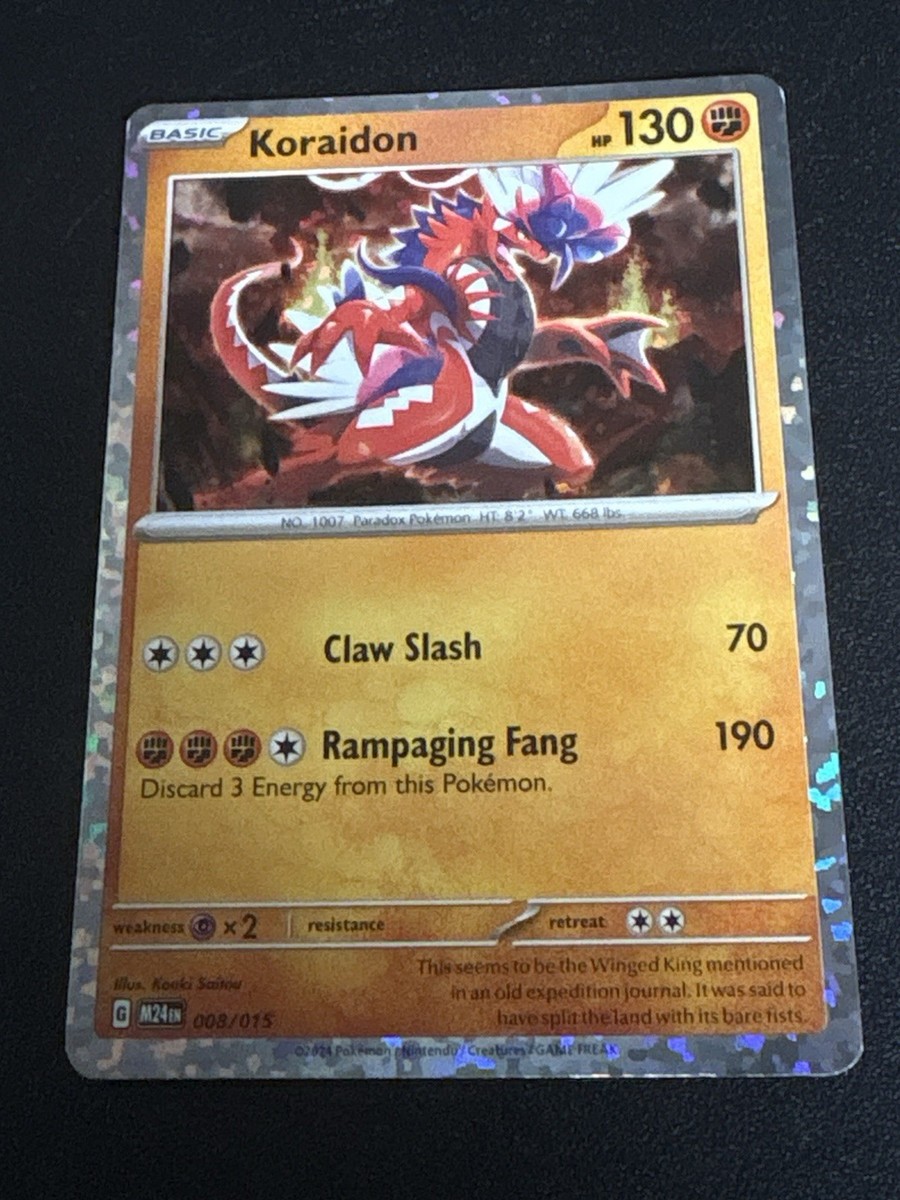 Koraidon, 008/015, McDonalds Promo 2025, NM Condition. Pokemon, | eBay