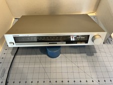 ONKYO - FM STEREO/AM TUNER MODEL T-22 INTEGRATED STEREO Vintage Silver Tested