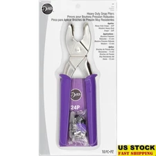 Heavy Duty Snap Pliers Kit DIY Sewing Projects Jackets Coats 5 Tools Included US