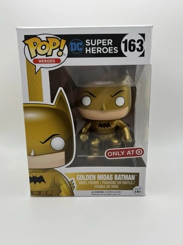Funko POP! Batman Golden Midas Super Heroes 163 Target Exclusive DC Vinyl Figure