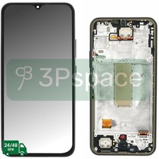 Display LCD Originale Samsung Service Pack A34 5G SM-A346B Con frame Silver