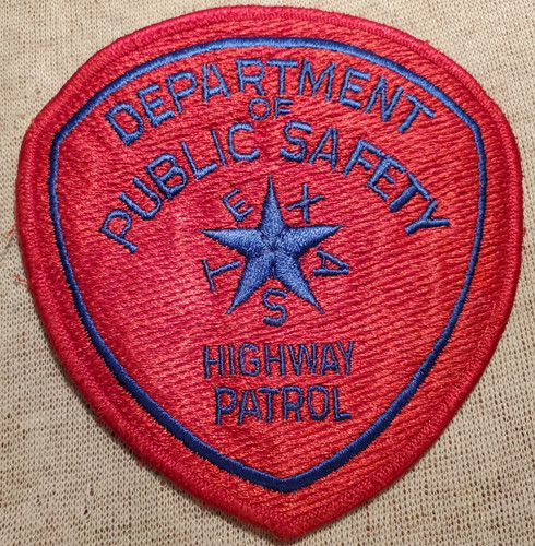 TX Texas Highway Patrol Police Shoulder Patch