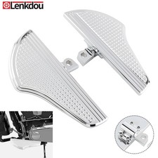 Tableros de piso de desafío de pasajero trasero estriberas de montaje macho para Harley Touring Dyna