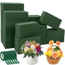 24 Pieces Floral Foam Blocks with 6 Rolls Floral Tape 5.5''L x 3.1''W x 1.8''...