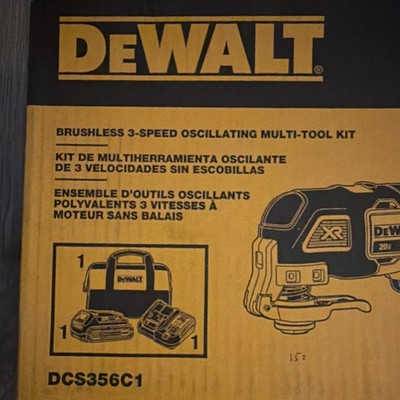 DEWALT DCS356C1 XR 20V Brushless Multi-Tool Kit, Variable Speed, Quick Release