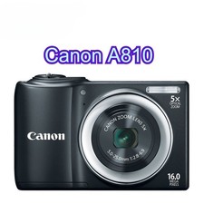 Canon PowerShot A810 Digital Camera 16.0 MP 5X Optical Zoom with Accessories