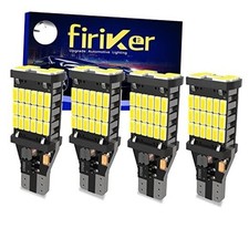 4PCS Super Bright 921 T15 912 W16W LED Reverse Lights, Error Free 904 Led White