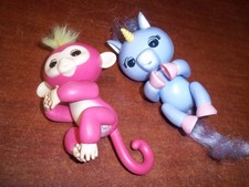 Fingerlings Interactive Baby Monkey  Unicorn Lot - Animals Talks