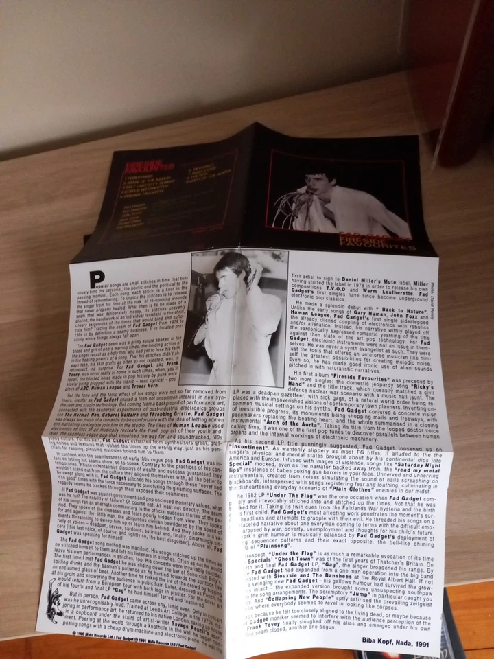 Fad Gadget - Fireside Favourites CD - Image 4 of 4