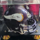 Minnesota Vikings Chris Carter Signed Mini Helmet JSA Authentication (JSA) COA.