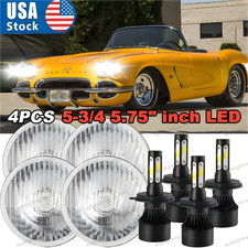 For Chevy Corvette 62-82 Dot 5.75 5-34 Inch Led Round Headlights Hilo Beam For Chevy Corvette 62-82 Dot 5.75 5-34 Inch Led Round Headlights Hilo Beam
