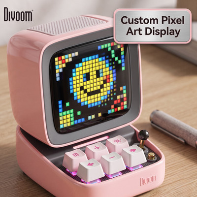Divoom Ditoo-Pro Pixel Art Bluetooth Speaker Alarm Clock LED Gift