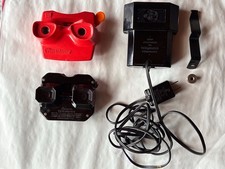 3 VIEW MASTER ITEMS: 2 VIEWERS VGC EXCEL.  1 LIGHT ATTACH. BROKEN;   COND 