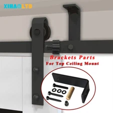 Ceiling Mount Bracket Connect  Parts For Top Ceiling Sliding Barn Door Hardware