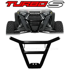 50 Caliber Racing 2018+ RZR 72" Turbo S BLACK Front Bumper Brush Guard USA Made