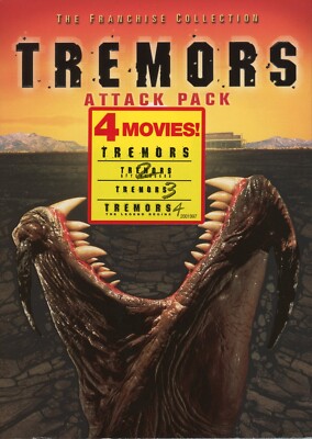 TREMORS - Attack Pack 4 Movies DVD 2007 Franchise Collection BRAND NEW Sealed