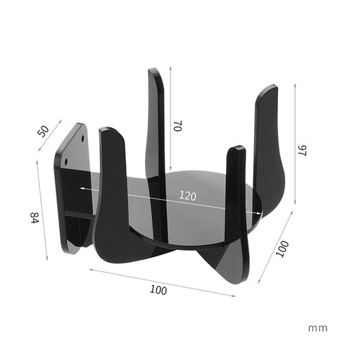 Soporte de almacenamiento de altavoces acrílico soporte de montaje en pared accesorio para pieza UE MegaBoom3 - Imagen 3 de 6