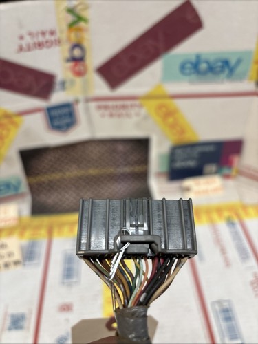 06-11 HONDA CIVIC SEDAN LOWER SPEEDOMETER INSTRUMENT CLUSTER WIRE PLUG CONNECTOR - Foto 3 di 6