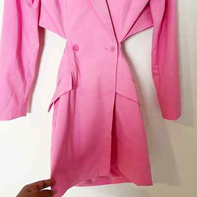 Jonathan Simkhai Kylo Cut Out Blazer Mini Dress in Taffy Size