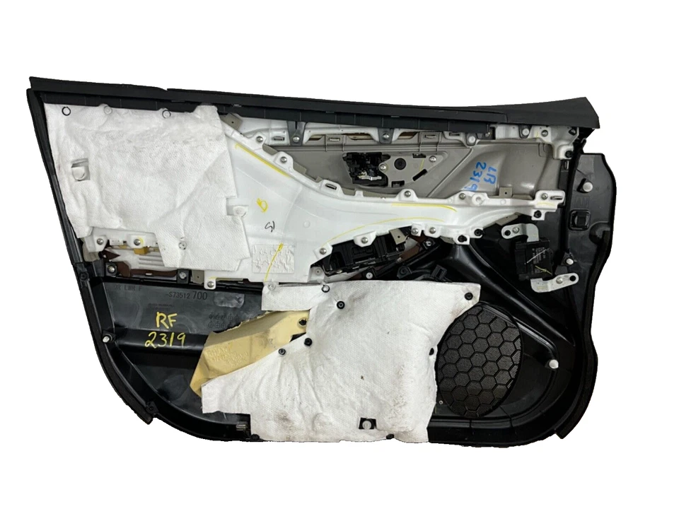 Panel de moldura de puerta delantera derecha Subaru Outback 2020 marrón negro S73512700 OEM Foto 2 de 4