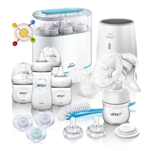 Philips AVENT Naturnah Starterset MEGA-SET Sterilisator MilchpumpeFlaschenwärmer - Afbeelding 1 van 1