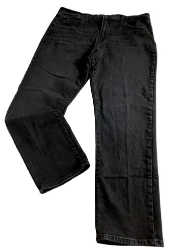 LUCKY BRAND 410 Athletic Straight Gainesville Stretch Black Zip Jeans Mens 40x32 - Picture 4 of 13