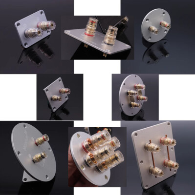 Lautsprecher Anschlussdose Kupfer Terminal Polklemme HiFi Audio Zum Selbermachen