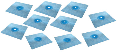 10x AQUA BUILD ROHRMANSCHETTEN Vliesmuffe Fuge Feuchtraum wasserdicht Tankung 12cm