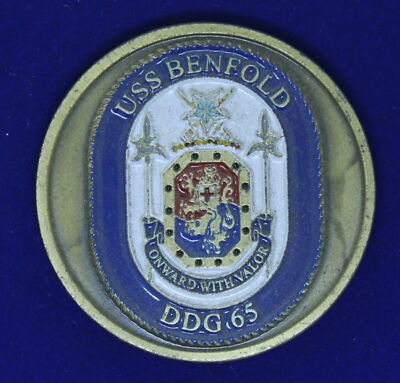 USN USS Benfold DDG-65 Challenge Coin C-27 | eBay