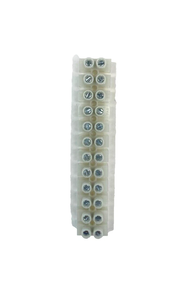 12 Pole NTE Terminal Block Barrier Strip - 10-18 Awg Soli Strand - 10.0mm Pitch - Image 3 of 4