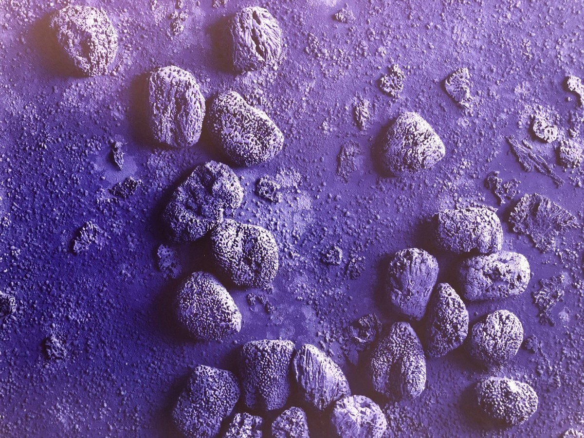 YVES KLEIN, 'BLUE SPONGE RELIEF,(RE 19),1958' RARE AUTHENTIC