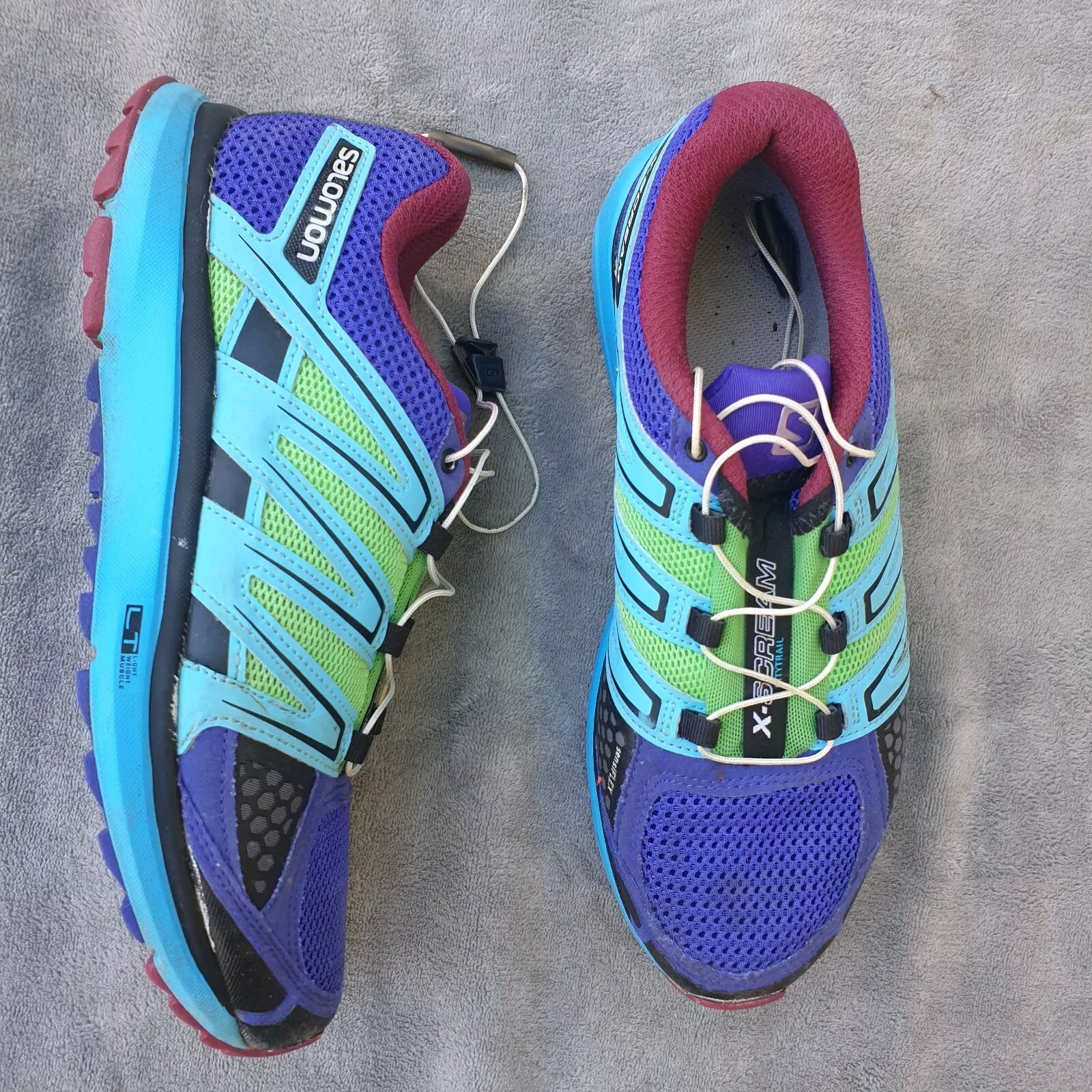 Scarpe da corsa Salomon X Scream donna multicolore trail atletica con coulisse 8