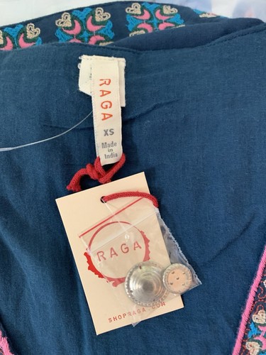Anthropologie Raga bestickte Boho-Jacke - Größe Extra Small neu mit Etikett - Bild 5 von 5