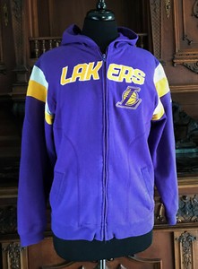 lakers zip up jacket