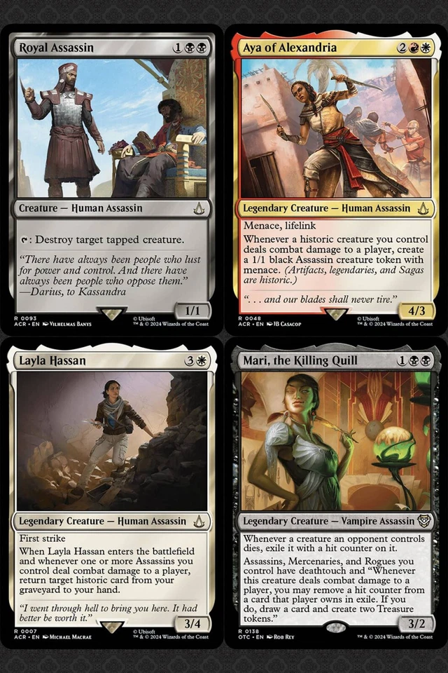 Ezio Auditore da Firenze ASSASSIN'S CREED Commander Deck Magic MTG Ready-to-Play - Image 3 of 4